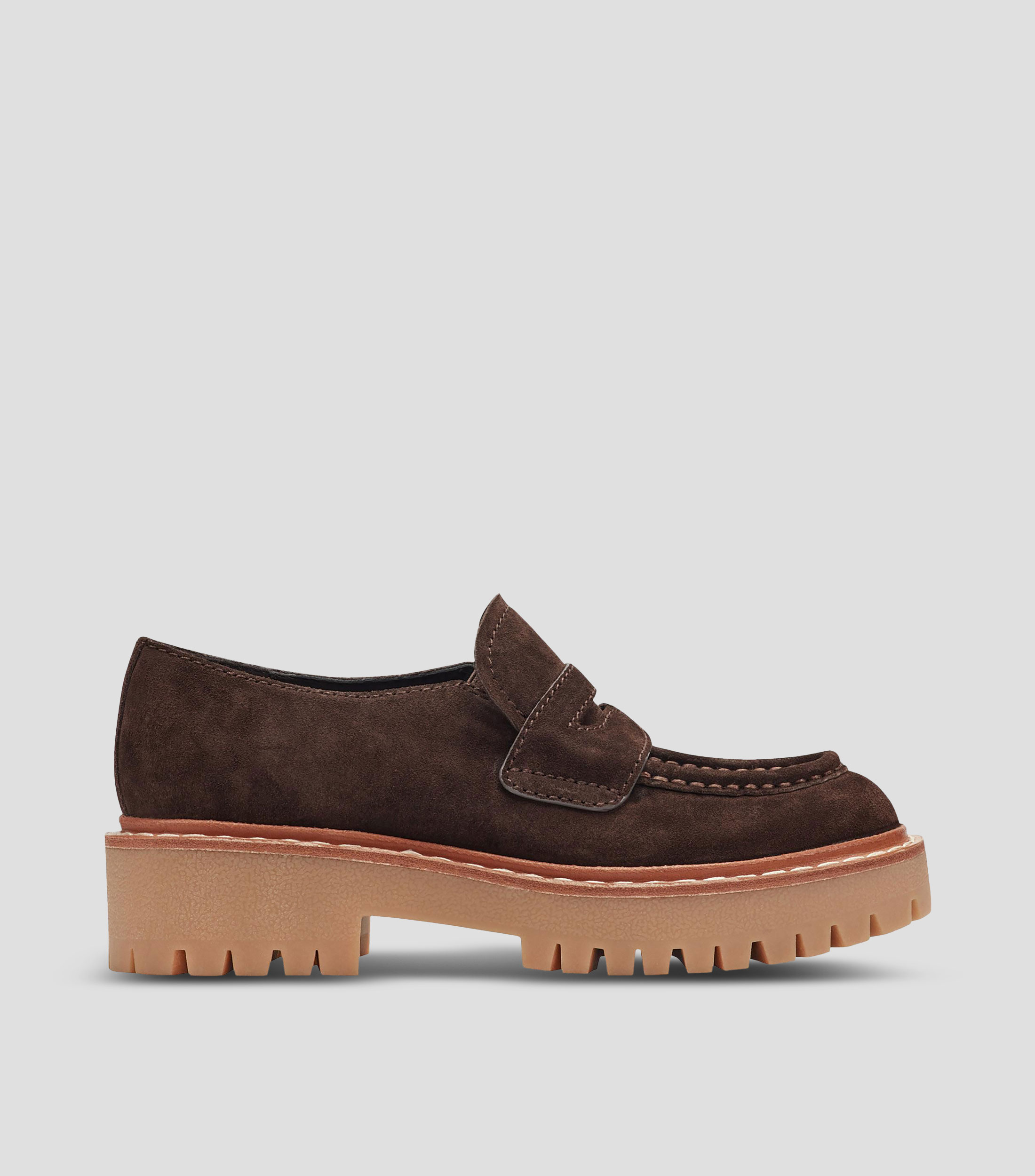 Mocasines en gamuza Mujer